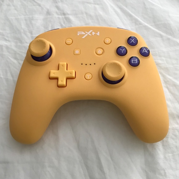 PXN 9607X Wireless Gaming Controller For Nintendo Switch PC IOS Yellow Purple - Picture 3 of 9